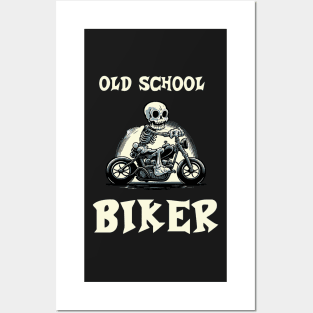 Old School Biker Posters and Art